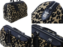Load image into Gallery viewer, LOUIS VUITTON ルイヴィトン ハンドバッグ スピーディー30 M97396 2012年限定品 レザー ジャガード レオパード ベージュ 美品 中古 4b003006