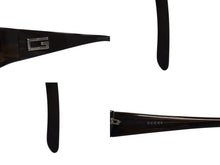 画像をギャラリービューアに読み込む, GUCCI グッチ サングラス アイウェア GG 1483/S AD6 サイズ53□16 125 スクエア ブラウン イタリア製 ロゴ金具 美品 中古 4b003013