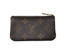 画像をギャラリービューアに読み込む, LOUIS VUITTON ルイヴィトン ポシェット クレ コインケース 小銭入れ M62650 モノグラム PVC レザー ブラウン 美品 中古 4b003015