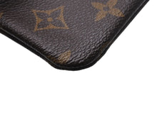 画像をギャラリービューアに読み込む, LOUIS VUITTON ルイヴィトン ポシェット クレ コインケース 小銭入れ M62650 モノグラム PVC レザー ブラウン 美品 中古 4b003015