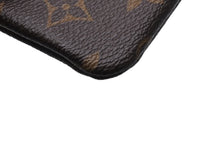 画像をギャラリービューアに読み込む, LOUIS VUITTON ルイヴィトン ポシェット クレ コインケース 小銭入れ M62650 モノグラム PVC レザー ブラウン 美品 中古 4b003015