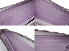 Load image into Gallery viewer, LOUIS VUITTON ルイヴィトン モノグラム マヒナ ジッピー ウォレット ラウンドファスナー 長財布 M82364 ホワイト 美品 中古 4b003017