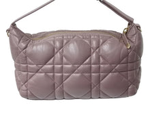 画像をギャラリービューアに読み込む, CHRISTIAN DIOR クリスチャンディオール カナージュ ノマドポーチ ミディアム 2WAY ハンド ショルダー バッグ レザー ピンク 美品 中古 4b003020