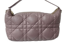 画像をギャラリービューアに読み込む, CHRISTIAN DIOR クリスチャンディオール カナージュ ノマドポーチ ミディアム 2WAY ハンド ショルダー バッグ レザー ピンク 美品 中古 4b003020