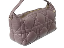 画像をギャラリービューアに読み込む, CHRISTIAN DIOR クリスチャンディオール カナージュ ノマドポーチ ミディアム 2WAY ハンド ショルダー バッグ レザー ピンク 美品 中古 4b003020