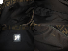 画像をギャラリービューアに読み込む, FENDI フェンディ マンマバケット ホーボー ワンショルダーバッグ 8BR036 ズッカ柄 キャンバス レザー ブラウン 美品 中古 4b003022