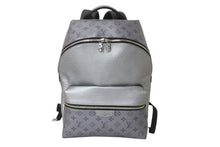 画像をギャラリービューアに読み込む, LOUIS VUITTON ルイヴィトン ディスカバリー バックパックPM リュック M30835 タイガラマ モノグラム シルバー グレー 美品 中古 4b003023