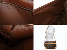 画像をギャラリービューアに読み込む, LOUIS VUITTON ルイヴィトン モノグラム トロカデロ27 ショルダーバッグ M51274 PVC ヌメ革 ブラウン ゴールド金具 美品 中古 4b003024
