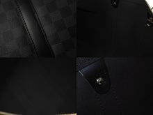 画像をギャラリービューアに読み込む, 極美品 LOUISVUITTON ルイヴィトン キーポルバンドリエール45 ボストンバッグ N41418 ダミエグラフィット ブラック 中古 4b003027