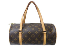 Load image into Gallery viewer, 極美品 LOUIS VUITTON ルイヴィトン パピヨン26 ハンドバッグ M51366 モノグラム PVC レザー ブラウン ゴールド金具 中古 4b003030