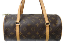Load image into Gallery viewer, 極美品 LOUIS VUITTON ルイヴィトン パピヨン26 ハンドバッグ M51366 モノグラム PVC レザー ブラウン ゴールド金具 中古 4b003030