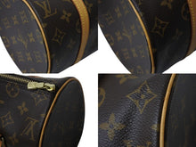 Load image into Gallery viewer, 極美品 LOUIS VUITTON ルイヴィトン パピヨン26 ハンドバッグ M51366 モノグラム PVC レザー ブラウン ゴールド金具 中古 4b003030
