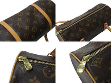 Load image into Gallery viewer, 極美品 LOUIS VUITTON ルイヴィトン パピヨン26 ハンドバッグ M51366 モノグラム PVC レザー ブラウン ゴールド金具 中古 4b003030