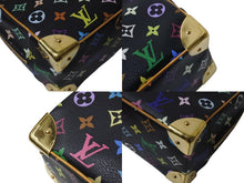 Load image into Gallery viewer, 極美品 LOUIS VUITTON ルイヴィトン ハンドバッグ トゥルーヴィル ブラック 村上隆 M92662 マルチカラー ゴールド金具 中古 4b003037