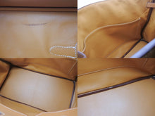 画像をギャラリービューアに読み込む, HERMES エルメス バーキン40 ナチュラル ヴァッシュ 40cm ○S刻印 ブロンズ金具 ハンドバッグ 美品 中古 4b003038