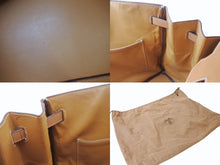 画像をギャラリービューアに読み込む, HERMES エルメス バーキン40 ナチュラル ヴァッシュ 40cm ○S刻印 ブロンズ金具 ハンドバッグ 美品 中古 4b003038