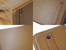 画像をギャラリービューアに読み込む, HERMES エルメス バーキン40 ナチュラル ヴァッシュ 40cm ○S刻印 ブロンズ金具 ハンドバッグ 美品 中古 4b003038