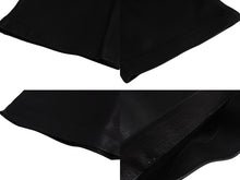 画像をギャラリービューアに読み込む, 極美品 CHROME HEARTS クロムハーツ OVERALL レザーオーバーオール サイズS クロスボール ダガージップ ブラック 中古 4b003164