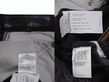 Load image into Gallery viewer, CHROME HEARTS クロムハーツ セメタリークロスパッチ デニムパンツ サイズ26 Levi's リーバイス レディース ブラック 20パッチ 美品 中古 4b003166