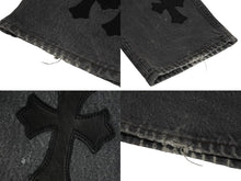 画像をギャラリービューアに読み込む, CHROME HEARTS クロムハーツ セメタリークロスパッチ デニムパンツ サイズ27 Levi's リーバイス グレー 20パッチ 美品 中古 4b003167