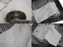 画像をギャラリービューアに読み込む, CHROME HEARTS クロムハーツ セメタリークロスパッチ デニムパンツ サイズ27 Levi's リーバイス グレー 20パッチ 美品 中古 4b003167