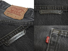 画像をギャラリービューアに読み込む, CHROME HEARTS クロムハーツ セメタリークロスパッチ デニムパンツ サイズ27 Levi's リーバイス グレー 20パッチ 美品 中古 4b003167