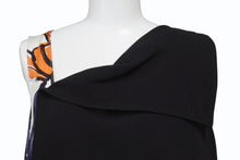 画像をギャラリービューアに読み込む, 極美品 CHRISTIAN DIOR クリスチャンディオール ノースリーブ 5C21510D1726 シルク ウール ブラック マルチカラー サイズ34 中古 4b003171