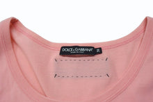 画像をギャラリービューアに読み込む, 極美品 DOLCE&amp;GABBANA ドルチェアンドガッバーナ タンクトップ F8H47T サイズ36 ALL THE LOVERS プリント ピンク 中古 4b003173