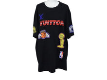 画像をギャラリービューアに読み込む, LOUISVUITTON ルイヴィトン NBA ヴァージル半袖Ｔシャツ RM212M DT3 HLY21W コットン ブラック サイズXXL 美品 中古 4b003174