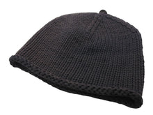 画像をギャラリービューアに読み込む, CHROME HEARTS クロムハーツ BSフレア 迷彩レザーパッチ コットン ニットキャップ ビーニー フレアボール ブラック 良品 中古 4b003185