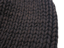 画像をギャラリービューアに読み込む, CHROME HEARTS クロムハーツ BSフレア 迷彩レザーパッチ コットン ニットキャップ ビーニー フレアボール ブラック 良品 中古 4b003185