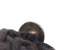 画像をギャラリービューアに読み込む, CHROME HEARTS クロムハーツ BSフレア 迷彩レザーパッチ コットン ニットキャップ ビーニー フレアボール ブラック 良品 中古 4b003185