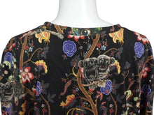 画像をギャラリービューアに読み込む, 極美品 LOUIS VUITTON ルイヴィトン 半袖Ｔシャツ RM132 H4JR57JC5 サイズL マルチカラー ブラック 総柄 中古 4b003186