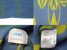 画像をギャラリービューアに読み込む, 新品同様 me ISSEY MIYAKE ミーイッセイミヤケ 転写 ワッフル プリーツ ブラウス ブルー イエロー ポリエステル MI51FK497 サイズF 中古 4b003194