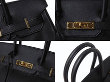 Load image into Gallery viewer, HERMES エルメス BIRKIN バーキン 30 ヴォーエプソン ブラック ゴールド金具 T刻印 2015年製 美品 中古 4b003197