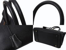 Load image into Gallery viewer, HERMES エルメス BIRKIN バーキン 30 ヴォーエプソン ブラック ゴールド金具 T刻印 2015年製 美品 中古 4b003197