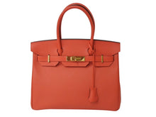 Load image into Gallery viewer, 極美品 HERMES エルメス ハンドバッグ バーキン30 ピンク系 ヴォーエプソン ゴールド金具 T刻印 中古 4b003198
