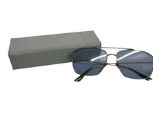 Load image into Gallery viewer, 極美品 Christian Dior クリスチャンディオール サングラス アイウェア J5G サイズ145 メタルフレーム ブルー ゴールド プラスチック 中古 4b003200
