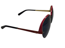 画像をギャラリービューアに読み込む, Christian Dior クリスチャンディオール サングラス アイウェア RMU KU サイズ63□16 135 ピンク レッド ブラック ゴールド 美品 中古 4b003202