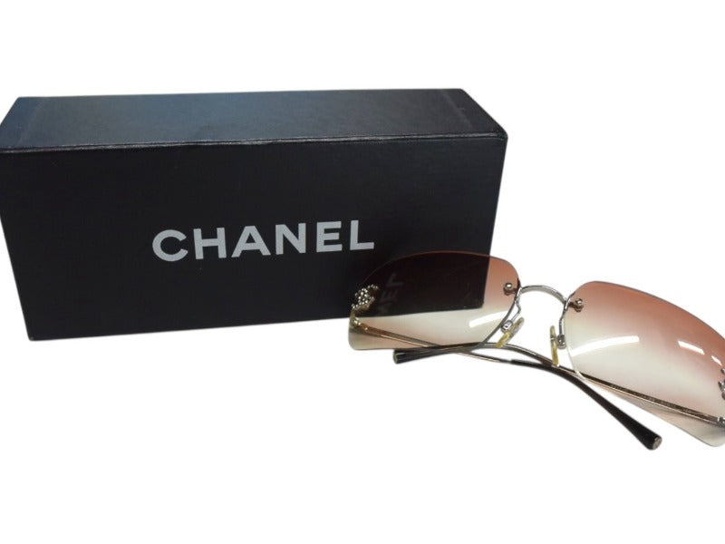 CHANEL シャネル リムレス サングラス 4017-D c.124/89 サイズ62□17