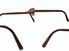 Load image into Gallery viewer, 極美品 CHANEL シャネル リムレス サングラス 4113 c.291/7H サイズ65□15 120 ココマーク レザー プラスチック ブラウン 中古 4b003215