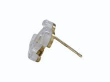 Load image into Gallery viewer, 極美品 CHANEL シャネル ピアス ココマーク 両耳 ミラー アクセサリー 09C刻印 フランス製 GP クリア ゴールド金具 中古 4b003216