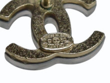 Load image into Gallery viewer, 極美品 CHANEL シャネル ピアス ココマーク 両耳 ミラー アクセサリー 09C刻印 フランス製 GP クリア ゴールド金具 中古 4b003216