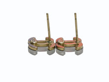 Load image into Gallery viewer, 極美品 CHANEL シャネル ピアス ココマーク 両耳 ミラー アクセサリー 09C刻印 フランス製 GP クリア ゴールド金具 中古 4b003216