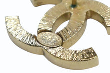 Load image into Gallery viewer, CHANEL シャネル ピアス ココマーク ラインストーン 06A アクセサリー GP ゴールド ピンク 美品 中古 4b003206