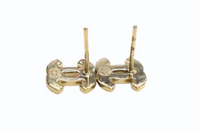 Load image into Gallery viewer, 極美品 CHANEL シャネル ココマーク ピアス 04A刻印 ラインストーン ゴールド クリア 両耳用 中古 4b003225