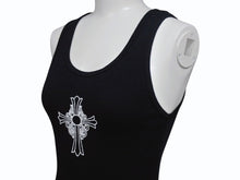 画像をギャラリービューアに読み込む, 極美品 CHROME HEARTS クロムハーツ タンクトップ サイズM オールドクロス CHクロス アーチロゴ FUCK YOU プリント ブラック 中古 4b003228