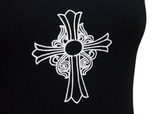 画像をギャラリービューアに読み込む, 極美品 CHROME HEARTS クロムハーツ タンクトップ サイズM オールドクロス CHクロス アーチロゴ FUCK YOU プリント ブラック 中古 4b003228