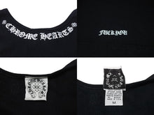 画像をギャラリービューアに読み込む, 極美品 CHROME HEARTS クロムハーツ タンクトップ サイズM オールドクロス CHクロス アーチロゴ FUCK YOU プリント ブラック 中古 4b003228