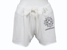 画像をギャラリービューアに読み込む, 極美品 CHROME HEARTS クロムハーツ スウェットショーツ ショートパンツ サイズS CHプラス スクロールrラベルロゴ レディース 中古 4b003229